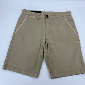 Armani Exchange Mens 28 Bermuda Shorts Khaki Chino Tan Preppy Designer